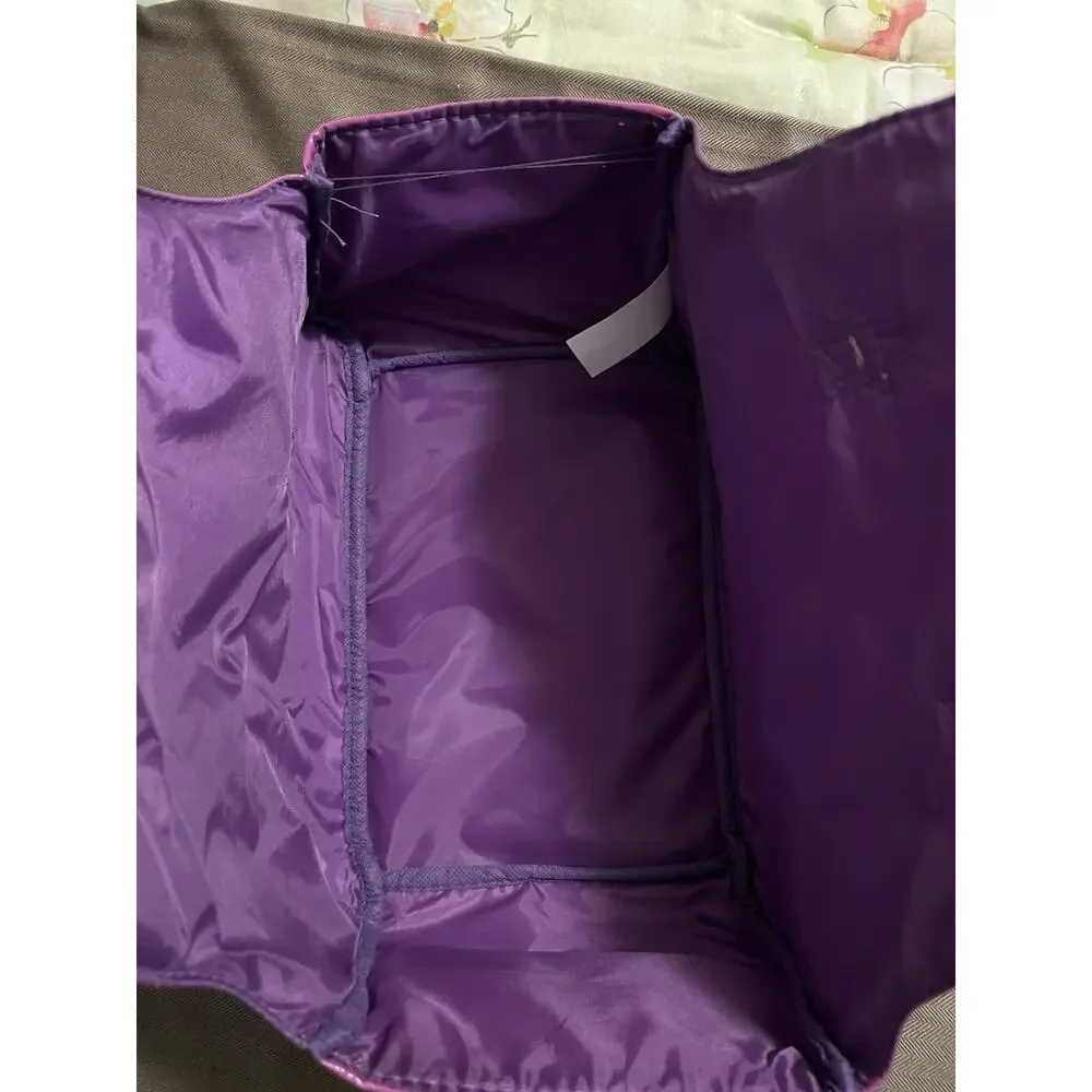 Pucci Pups Dog Cat Purple Blue Teal Lavender Striped Print Toy Pet Carrier